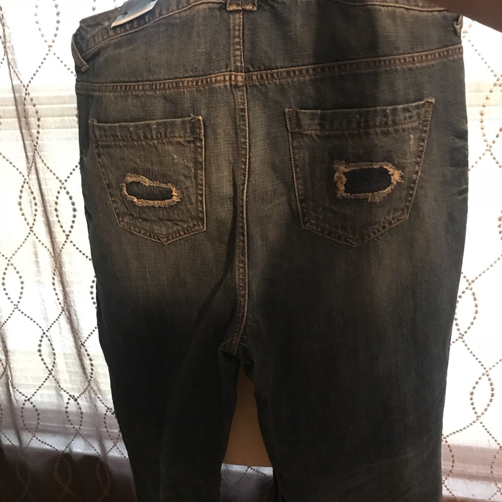 NWT Lane Bryant Boot Cut Distressed Jeans-18